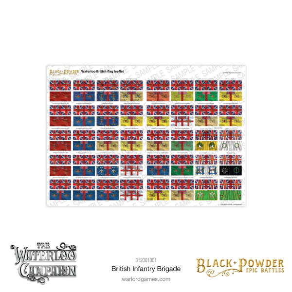 Epic Battles - Black Powder: Waterloo - British Infantry Brigade